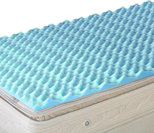 Egg Crate Foam Pad, Hospital Size Mattress, 33 x 72 x 2