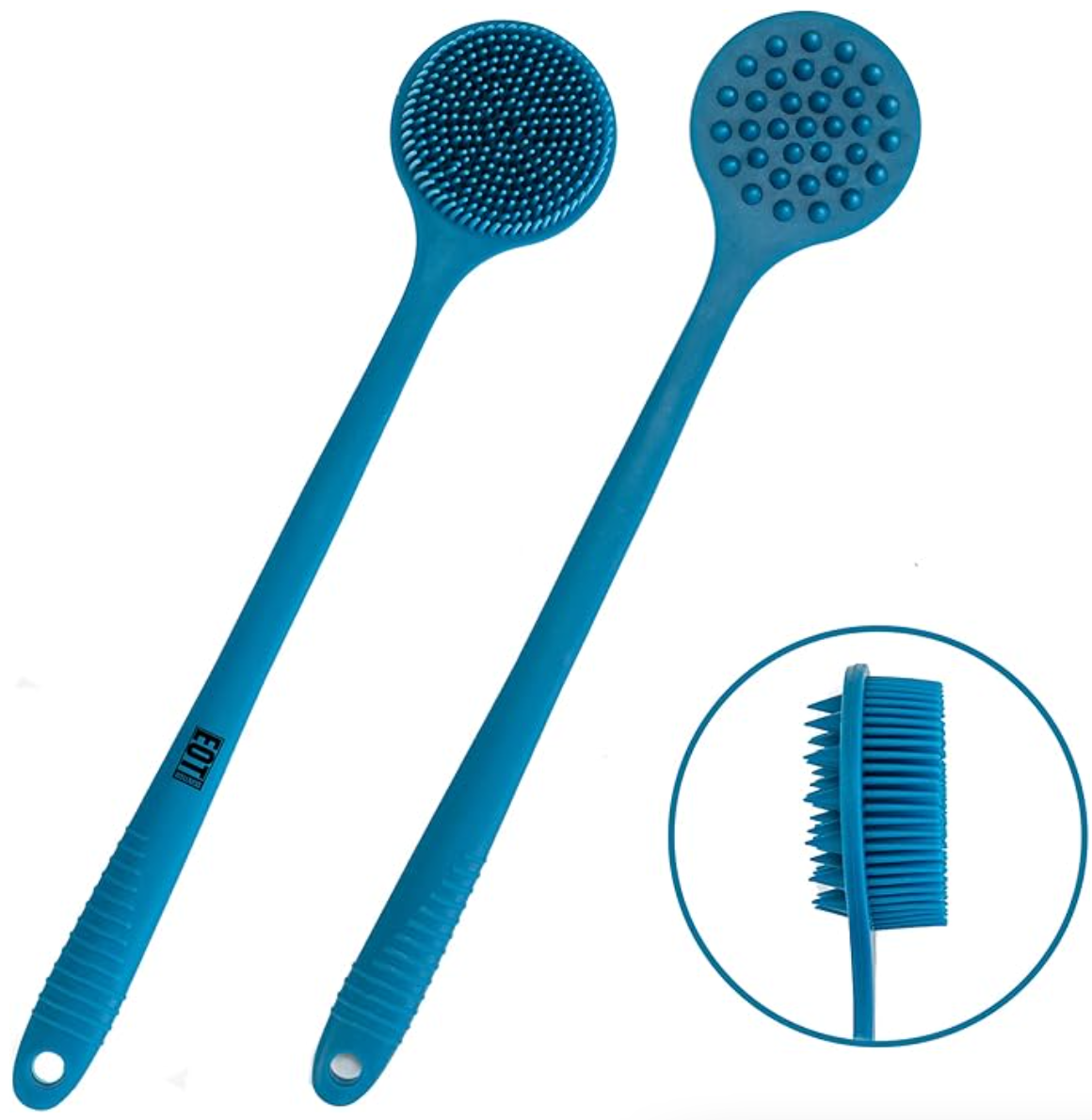 Long Handled Silicone Body Brush & Hair Scrubber