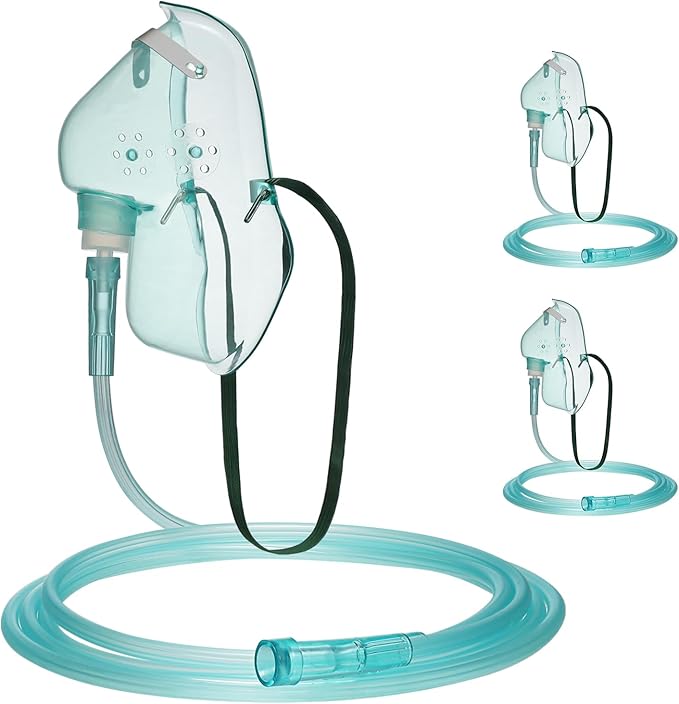 Oxygen Mask with 6.9Ft Tubing, Adult Oxygen Mask – Medical Supply Canada